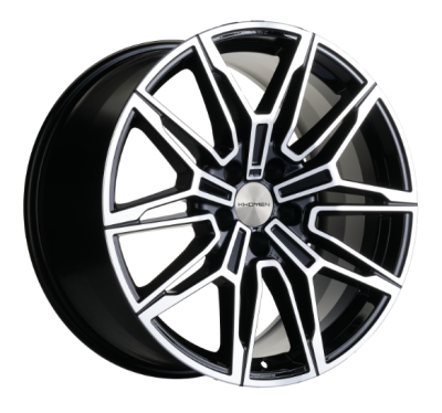 Диск R19 5x112 Khomen Wheels KHW1904 8,5J ET30 D66,6 (Audi/VW) Black-FP