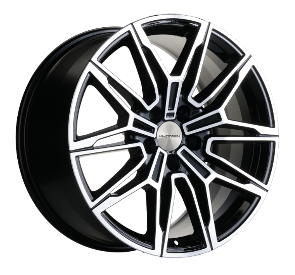 Диск R19 5x112 Khomen Wheels KHW1904 8,5J ET30 D66,6 (Audi/VW) Black-FP