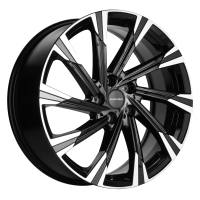 Диск R19 5x114.3 Khomen Wheels KHW1901 7,5J ET50,5 D67.1 (Sportage) Black-FP ПИК