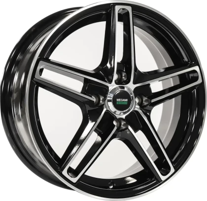 Диск R15 4x100 Megami MGM-17 6,0J ET40 D60,1 BKF Диск R15 4x100 Megami MGM-17 6,0J ET40 D60,1 BKF