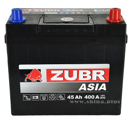 АКБ 45Ah ZUBR Ultra Asia (о.п+) 400А(EN) 12V