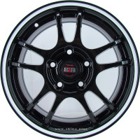 Диск R16 5x114,3 ALCASTA M30 6,5J ET38 D67,1 BKWS