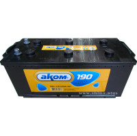 АКБ190Ah Аком (+п.п) конус 1200А