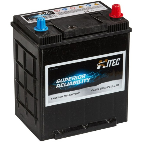 АКБ 38Ah Hitec 45B19L (о.п+) 360CCA 12V нижнее крепление