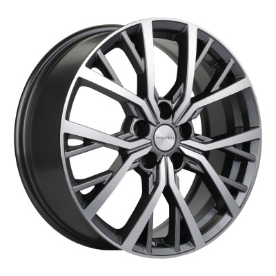 Диск R18 5x112 Khomen Wheels KHW1806 7,0J ET43 D57,1 Gray-FP (Kodiaq/Tiguan)