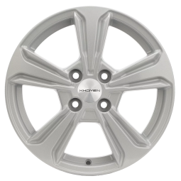 Диск R15 4x100 Khomen Wheels KHW1502 6,0J ET50 D60,1 F-Silver