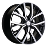 Диск R18 5x114.3 Khomen Wheels KHW1806 7,0J ET37 D66,5 (Dargo/Jolion) Black-FP ПИК