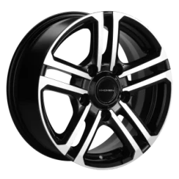 Диск R16 5x139,7 Khomen Wheels KHW1602 6,5J ET35 D98,5 (Niva 4*4 Bronto) Black-FP (под ORG)