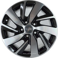 Диск R16 5x114,3 КиК (КСr741) Renault Duster 6,5J ЕТ50 D66.1 алмаз черный