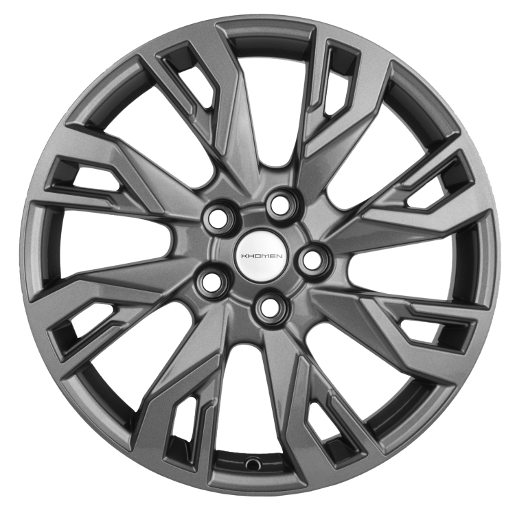 Диск R18 5x114.3 Khomen Wheels KHW1809 7.0J ET38 D67.1 (Outlander) Dark-Chrome ПИК