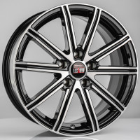 Диск R17 5x114,3 Alcasta M64 7,0J ET40 D64,1 BKF