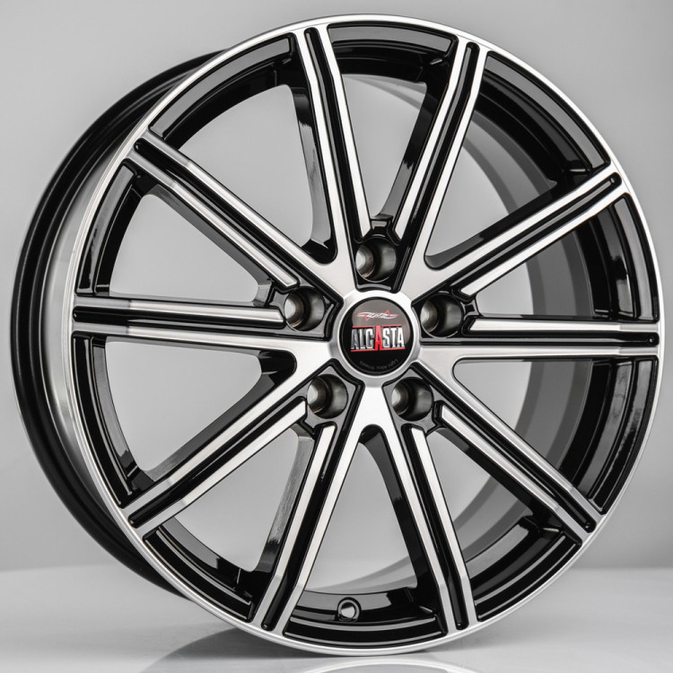 Диск R17 5x114,3 Alcasta M64 7,0J ET40 D64,1 BKF