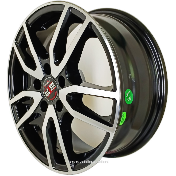 Диск R15 5x100 ALCASTA M57 6,0J ET38 D57,1 BKF