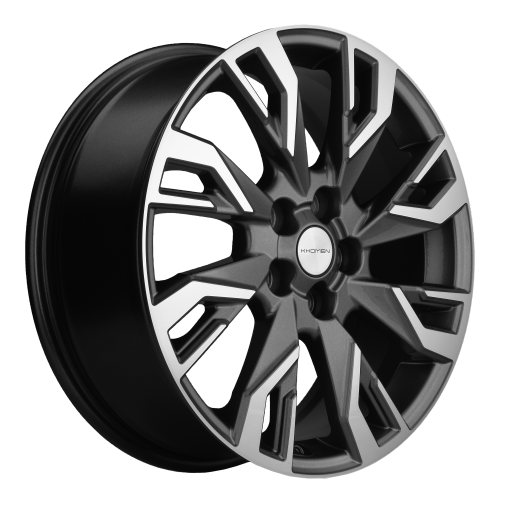 Диск R18 5x114.3 Khomen Wheels KHW1809 7,0J ET38 D67.1 (Outlander) Gray-FP ПИК