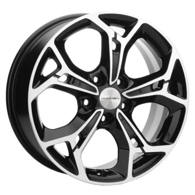 Диск R17 5x114,3 Khomen Wheels KHW1702 7,0J ET37 D66,5 (Jolion) Black-FP