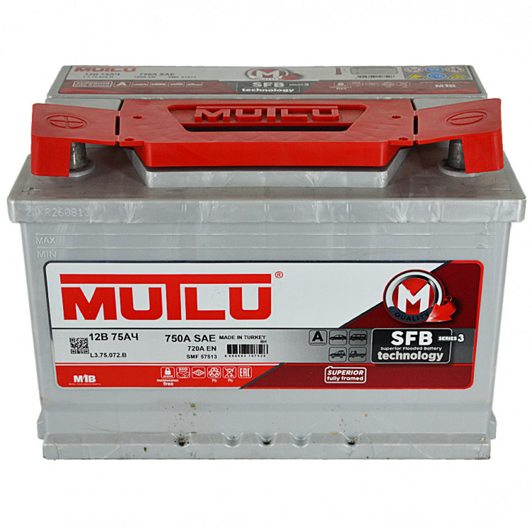 Mutlu аккумулятор 75ah