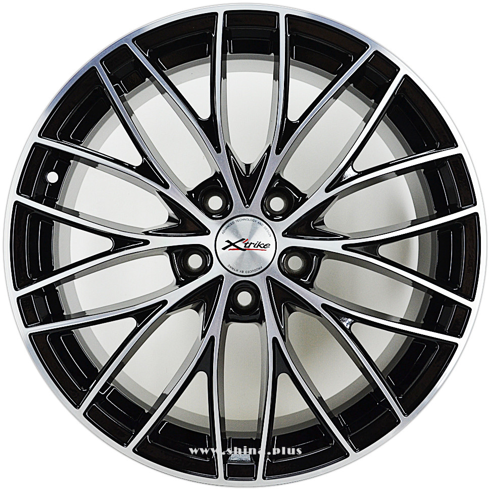 Диск R18 5x112 Xtrike X-130 7,5J ET50 D57,1 BK/FP