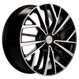 Диск R17 5x114,3 Khomen Wheels KHW1717 7,0J ET37 D66,5 (Jolion) Black-FP