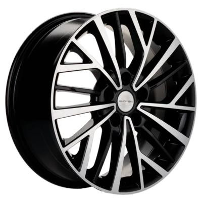 Диск R17 5x114,3 Khomen Wheels KHW1717 7,0J ET37 D66,5 (Jolion) Black-FP