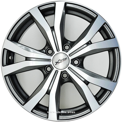 Диск R16 5x114,3 Xtrike (X-119) 6,5J ET45 D67,1 BK/FP