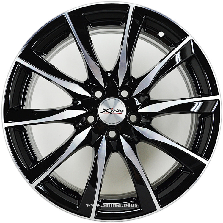 Диск R17 5x108 Xtrike (X-120M) 7,0J ET40 D54,1 BK/FP