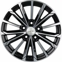 Диск R16 5x112 Khomen Wheels KHW1611 6,5J ET39,5 D66.6 (Actyon) Black-FP