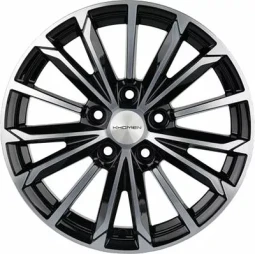 Диск R16 5x112 Khomen Wheels KHW1611 6,5J ET39,5 D66.6 (Actyon) Black-FP