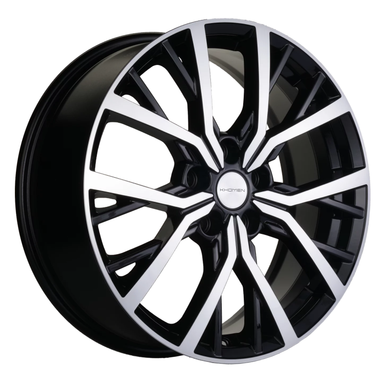 Диск R18 5x114.3 Khomen Wheels KHW1806 7,0J ET50 D54.1 (Coolray) Black-FP ПИК