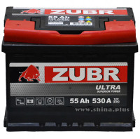 АКБ 55Ah ZUBR Ultra (+п.п) ZU551 530А(EN) 12V