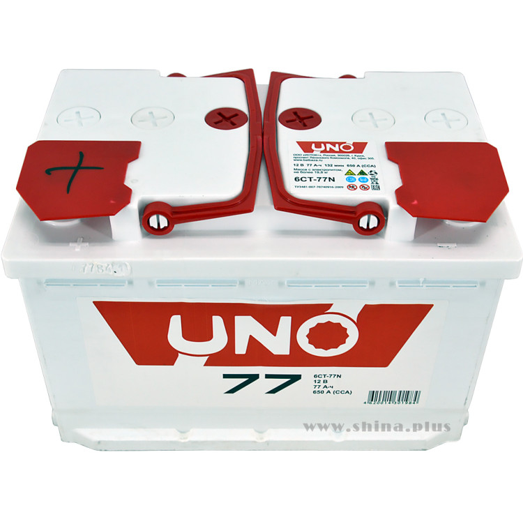 АКБ 77Ah UNO (+п.п) 650А (EN) 12V
