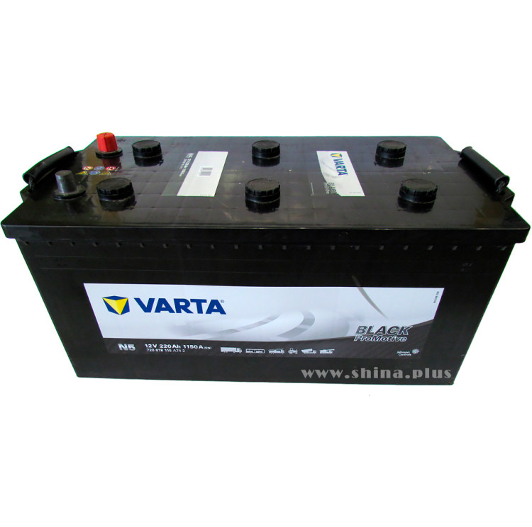 АКБ220Ah Varta N5 720 018 115 (+п.п.) Promotive Black 1150A(EN)