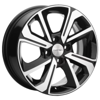 Диск R15 4x100 Khomen Wheels KHW1501 6,0J ET46 D54,1 (Rio) Black-FP