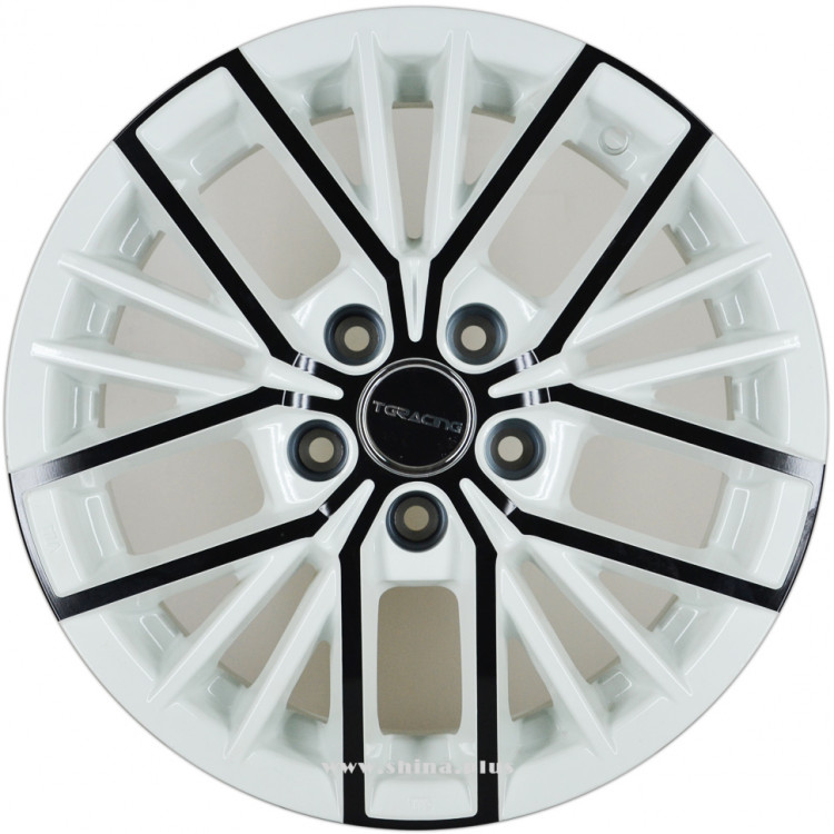 Диск R15 5x105 TG Racing (LZ 742) 6,0J ET39 D56,6 White+Black