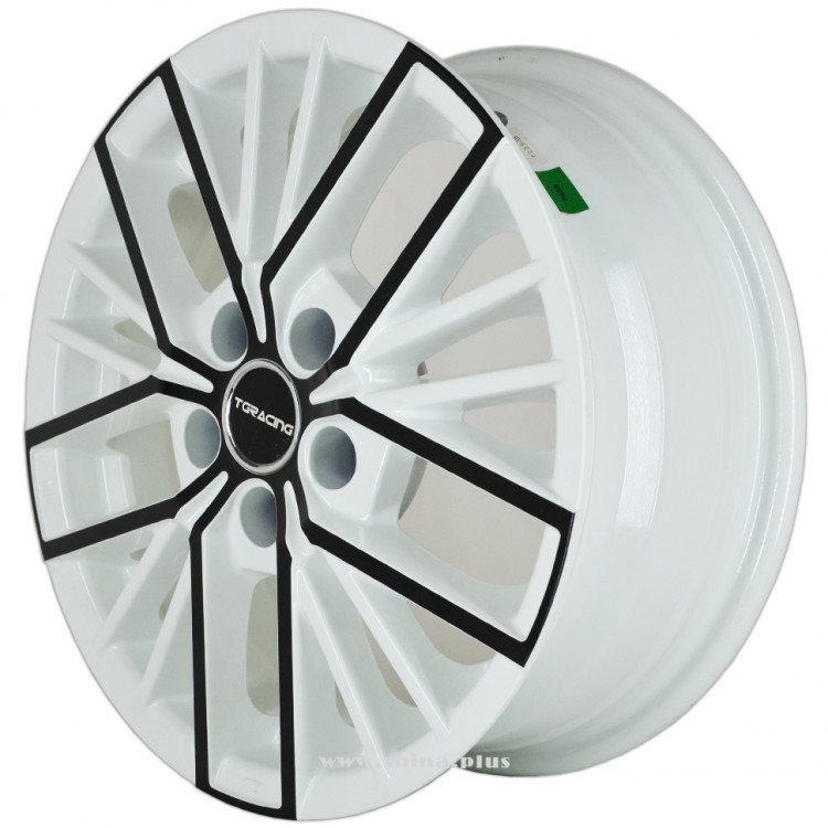 Диск R15 5x105 TG Racing (LZ 742) 6,0J ET39 D56,6 White+Black