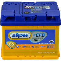 АКБ 65Ah Аком EFB+ Start-Stop (+п.п) 670А(EN) 12V