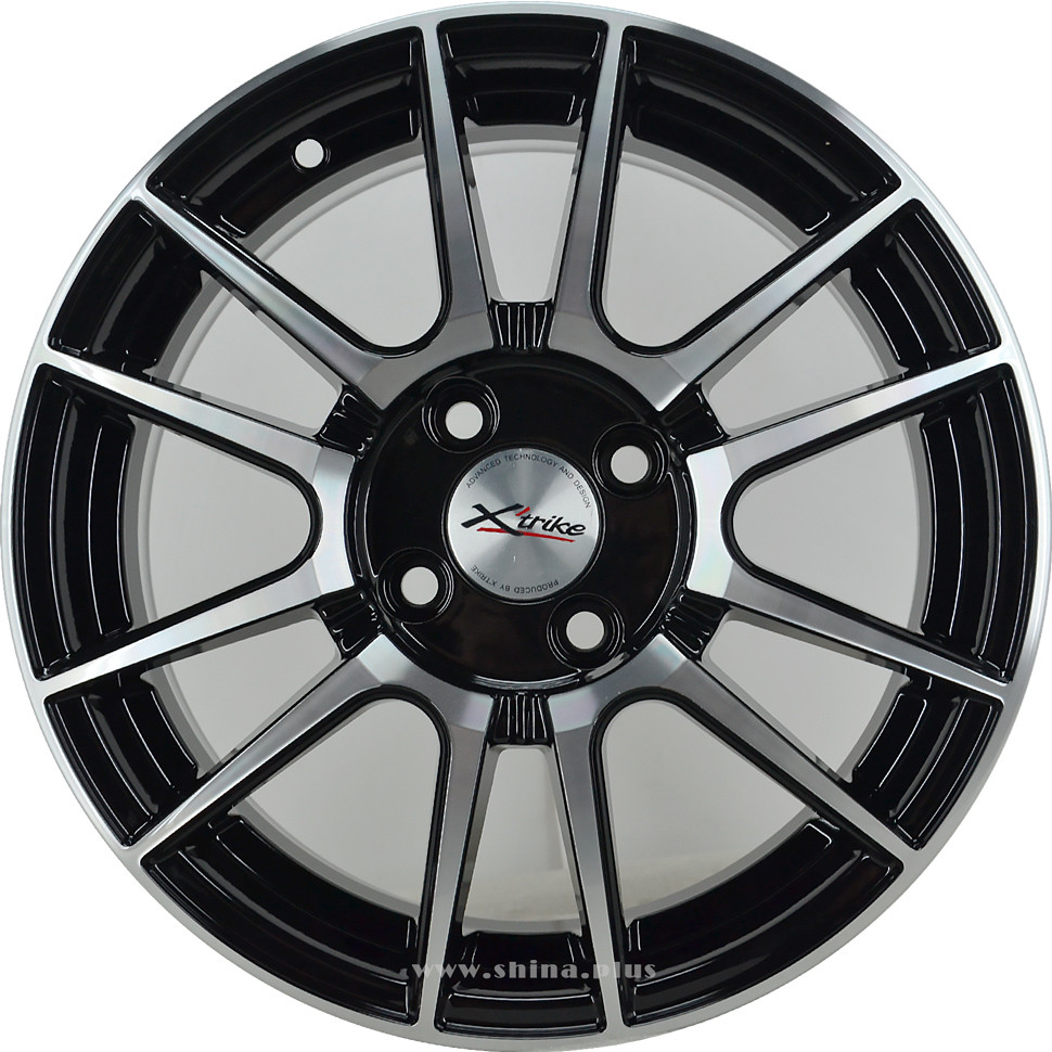 Диск R15 4x114,3 Xtrike (X-127) 6,0J ET40 D66,1 BK/FP