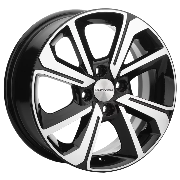 Диск R15 4x100 Khomen Wheels KHW1501 6,0J ET37 D60,1 (XRay) Black-FP