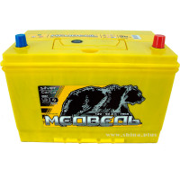 АКБ 90Ah Тюмен.медведь (желтый)  (105D31L) (о.п+) 780А 12V Азия