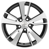 Диск R17 5x114,3 Khomen Wheels KHW1704 7,0J ET38 D67,1 (Outlander) Black-FP