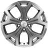 Диск R17 5x114,3 Khomen Wheels KHW1710 7,0J ET37 D66,5 Gray-FP (Jolion)