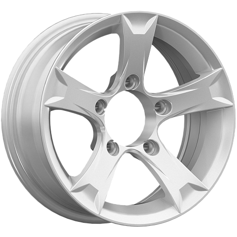 Диск R15 5x139,7 Триал (KC621) K&K 6,5J ET5 D110,1 сильвер