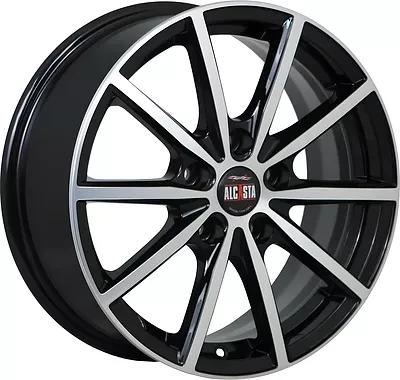 Диск R17 5x108 Alcasta M61 7,0J ET45 D63,35 BKF