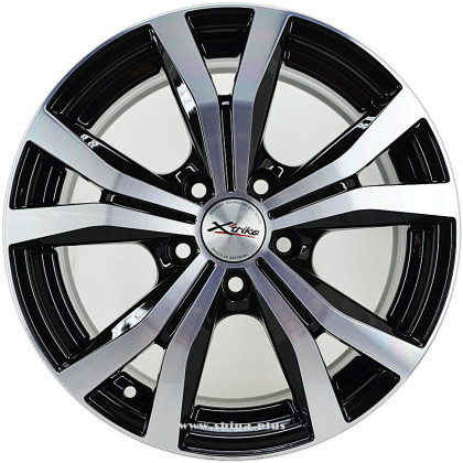 Диск R16 5x108 Xtrike (X-119) 6,5J ET43 D67,1 BK/FP