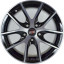 Диск R16 5x100 ALCASTA M59 6,5J ET38 D57,1 BKF