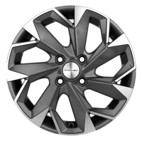 Диск R14  4x98 Khomen Wheels KHW1402 5,5J ET35 D58,5 Gray (Vaz,Datsun)