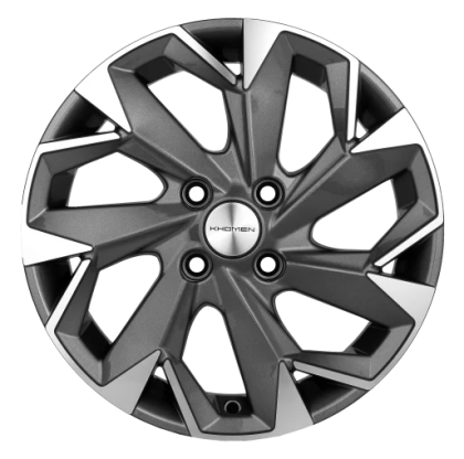 Диск R14  4x98 Khomen Wheels KHW1402 5,5J ET35 D58,5 Gray (Vaz,Datsun)