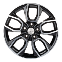 Диск R17 5x108 Khomen Wheels KHW1713 7,0J ET45 D60.1 (Chery Tiggo 7pro) Black-FP