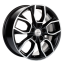 Диск R17 5x108 Khomen Wheels KHW1713 7,0J ET45 D60.1 (Chery Tiggo 7pro) Black-FP
