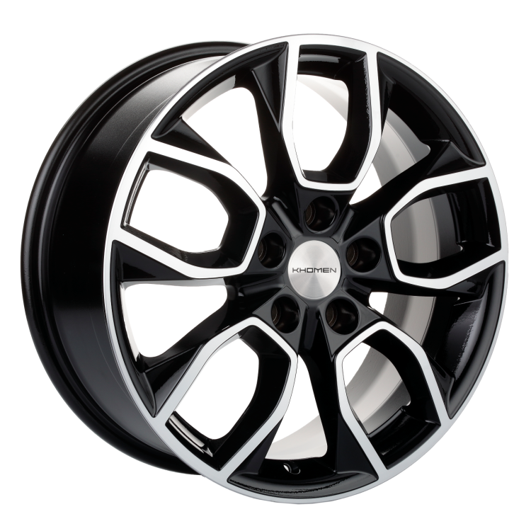 Диск R17 5x108 Khomen Wheels KHW1713 7,0J ET45 D60.1 (Chery Tiggo 7pro) Black-FP