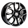 Диск R17 5x108 Khomen Wheels KHW1713 7,0J ET45 D60.1 (Chery Tiggo 7pro) Black-FP